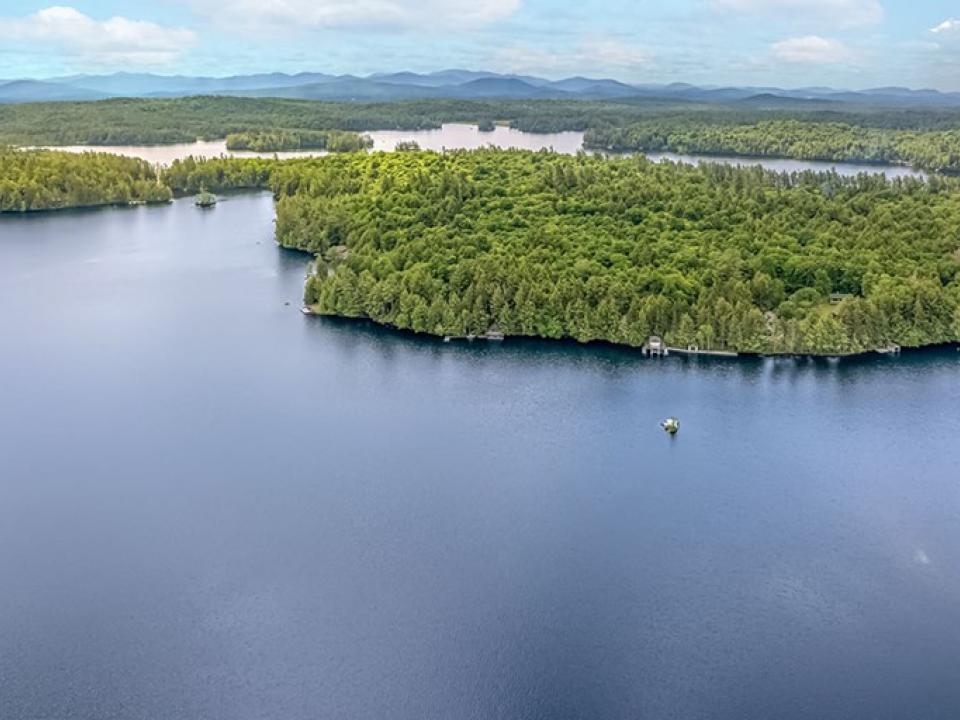 View of Spitfire Lake shoreline