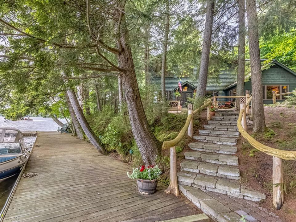 Dock and Steps up to Front Door