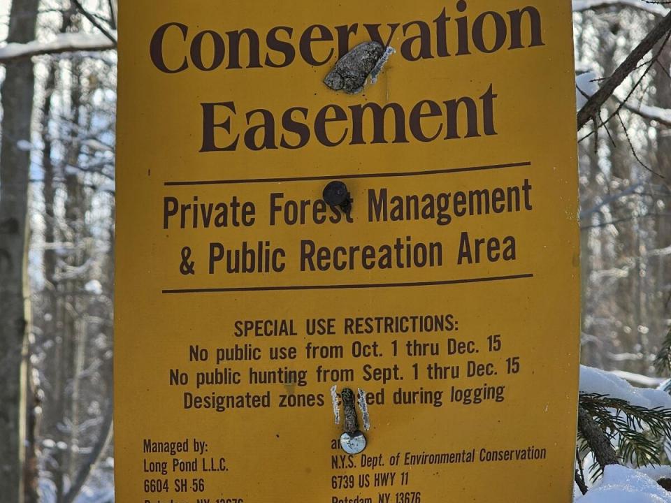 Brown - Colton camp easement sign III