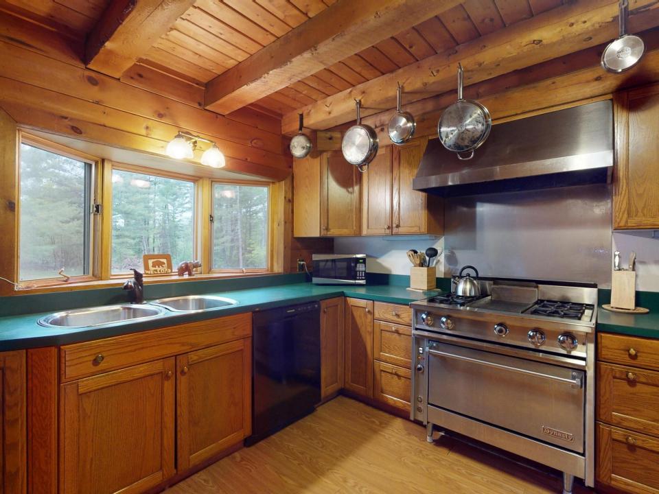 Main House Kitchen with Windows OverLook