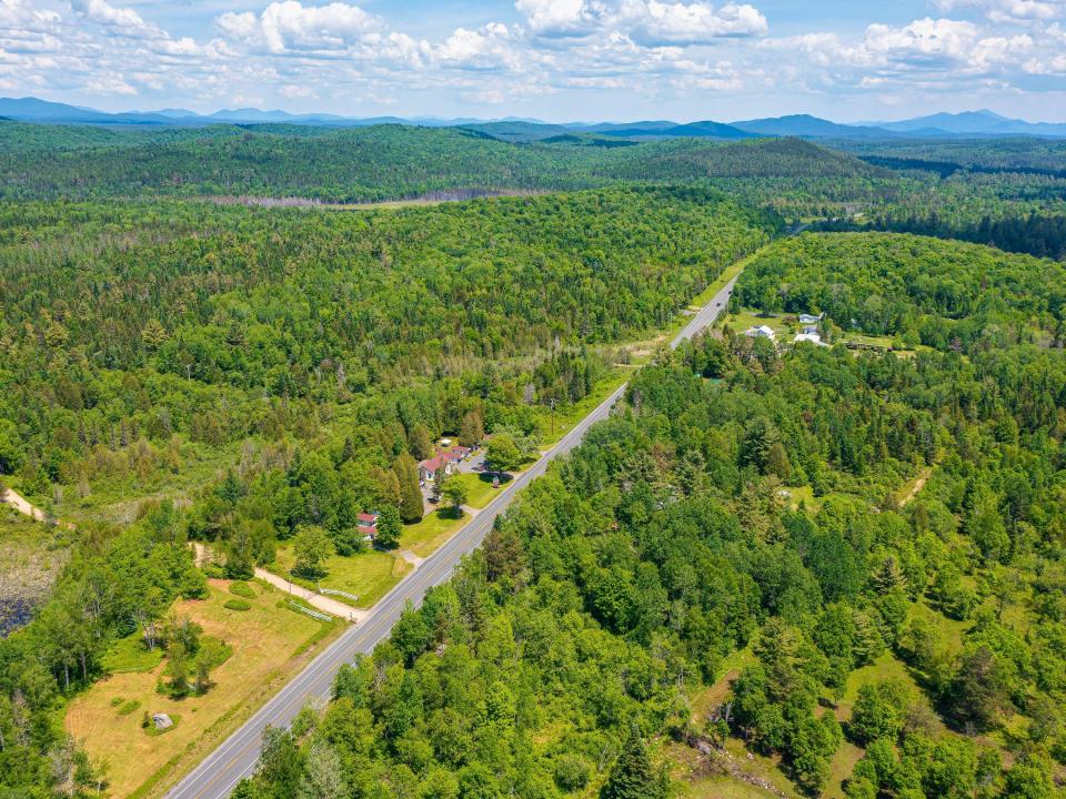 Northwood Cabins - aerial from west side