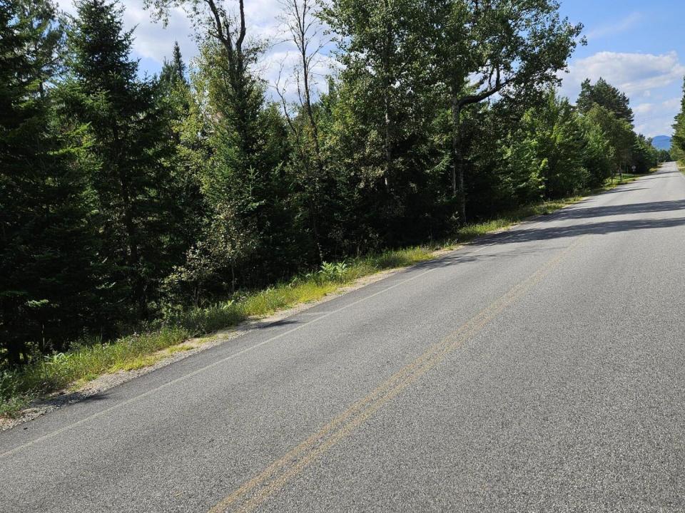 road frontage Lot 22 looking west