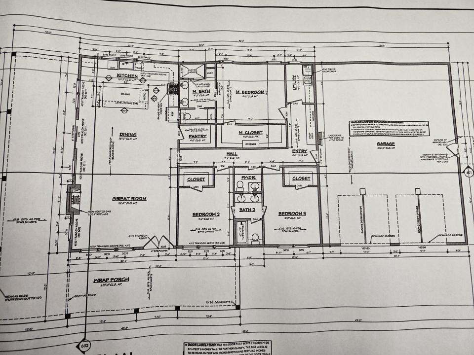 Lot # 2 floor plan