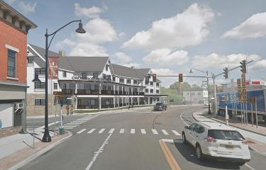 Crossroads Hotel - Street View Rendering